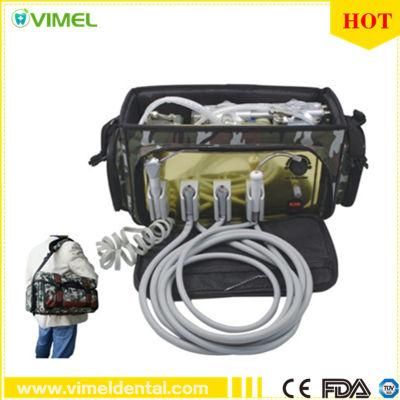 Dental Portable Turbine Unit Backpack Dental Unit with Air Compressor