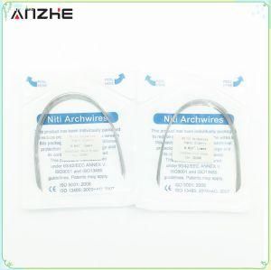 Dental Orthodontic Niti Super Elastic Archwires Round Natural