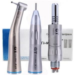2/4 Hole 1: 1 Low Speed Dental Handpiece Kit with Contra Angle/Straight Handpiece