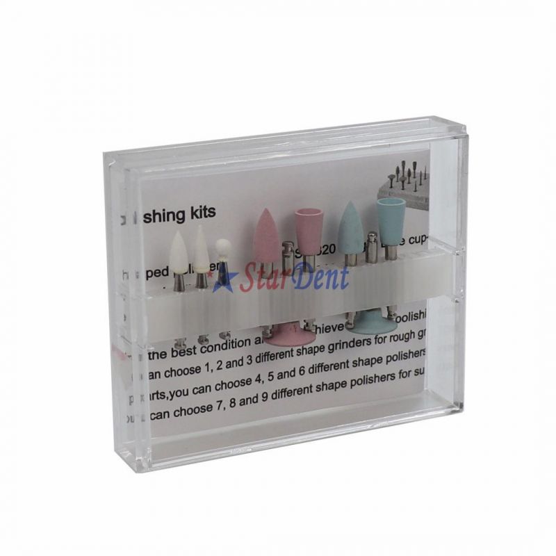 Dental Supply Rubber Polishing Composite Burs Kit Hospital Medical Lab Surgical Diagnostic Dentist Clinic Equipment