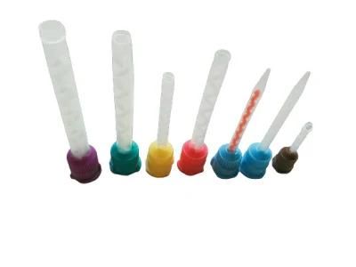 Disposable Impression Mixer Dental Plastic Mixing Oral Tips Yellow Blue Red