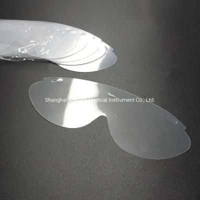 Dental Products Disposable Transparent Shield with Black Frame for Dentist Eyes Protection
