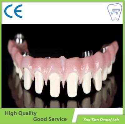High Quality Zirconium Crown Custom Dental Material Lab Implant Dental Lab Full Contour Without Porcelain