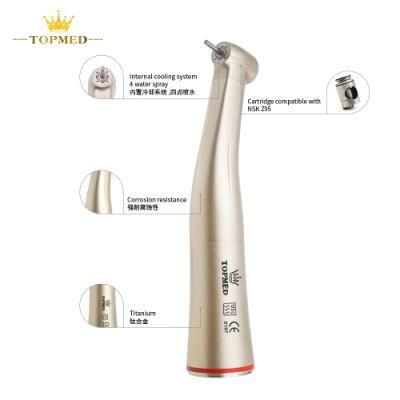 Medical Supply Dental Equipment Low Speed Handpiece 1: 5 Red Ring Increasing Contra Angle Handpiece