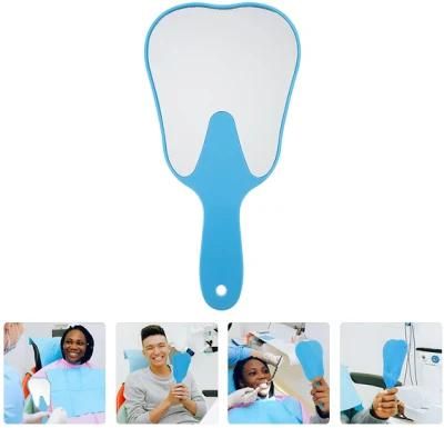 Dental Gift Hand Held Makeup Dental Tooth Shaped Mirror