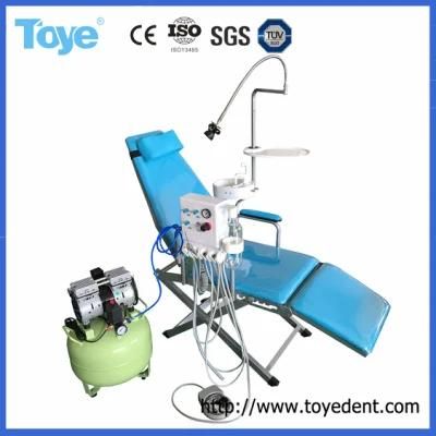 Luxury Save Space Dental Type-Folding Chair with Air Compressor