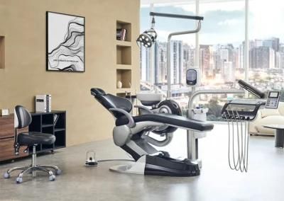 Clinic Disinfection Dental Chair Fiber Leather Dental Equipment Dental Chair Unit