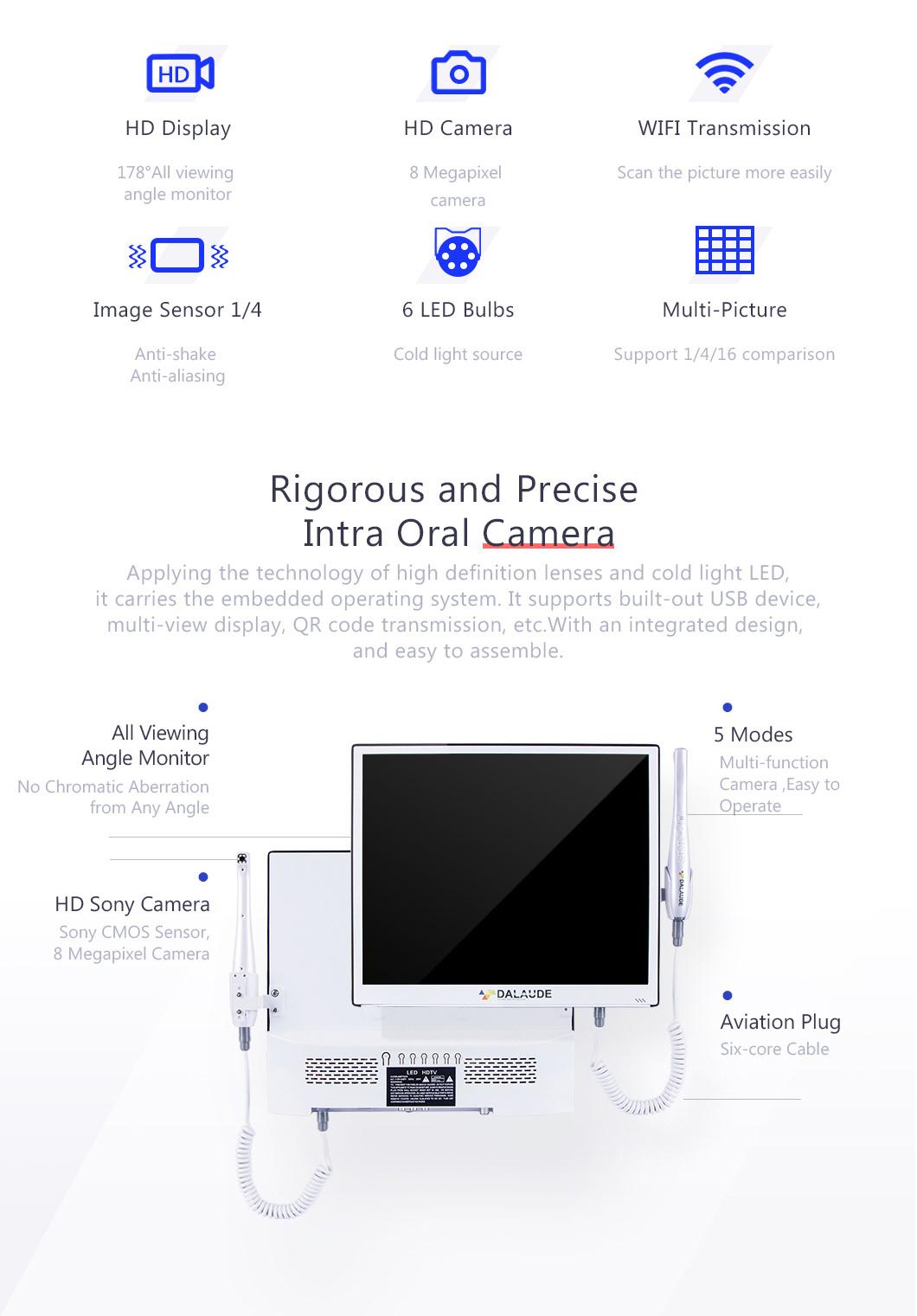 Dental Equipment Digital Dental Intraoral Cameras Mouth Watch Viewer