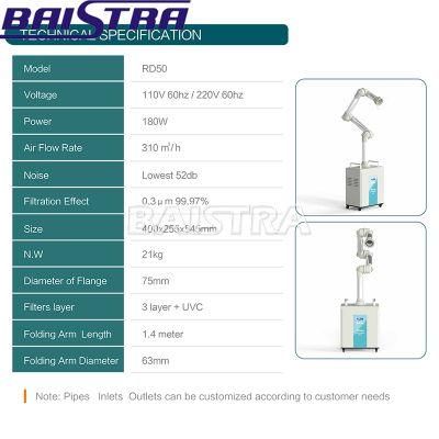 Top Selling Aerosol Extraoral Dental Oral Suction Machine Used for Dental Clinic