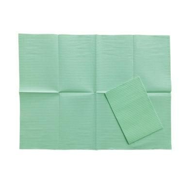 Dental Patients Apron Raw Material Colored Tissue Dental Bib for Adults
