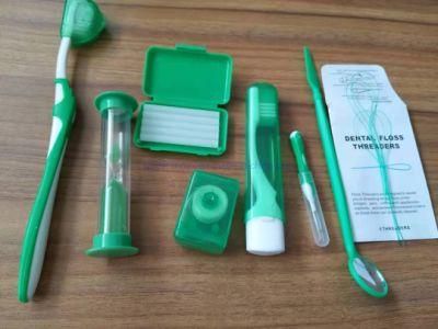 Dental Oral Hygiene 8 Items Orthodotic Cleaning Travel Kit