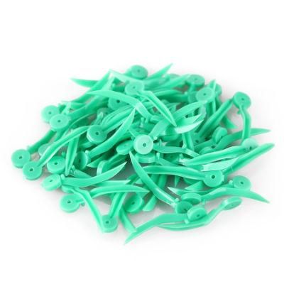 Colorful Disposable Plastic Dental Wedges Dental Fender Wedge