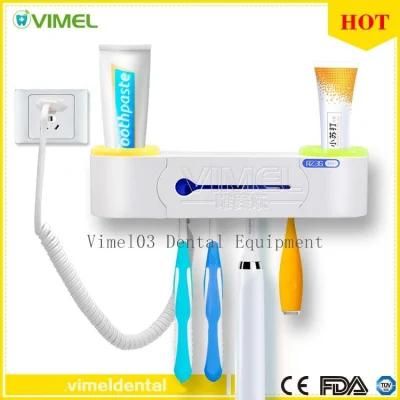 Dental UV Ultraviolet Toothbrush Sterilizer Automatic Toothpaste Dispenser