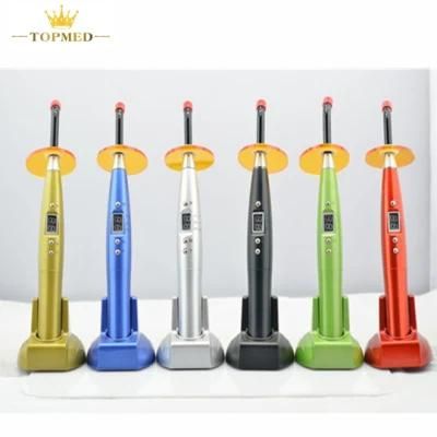 Medical Products Dental Equipment 5W LED Colorful Plastic Body Dental Curing Light