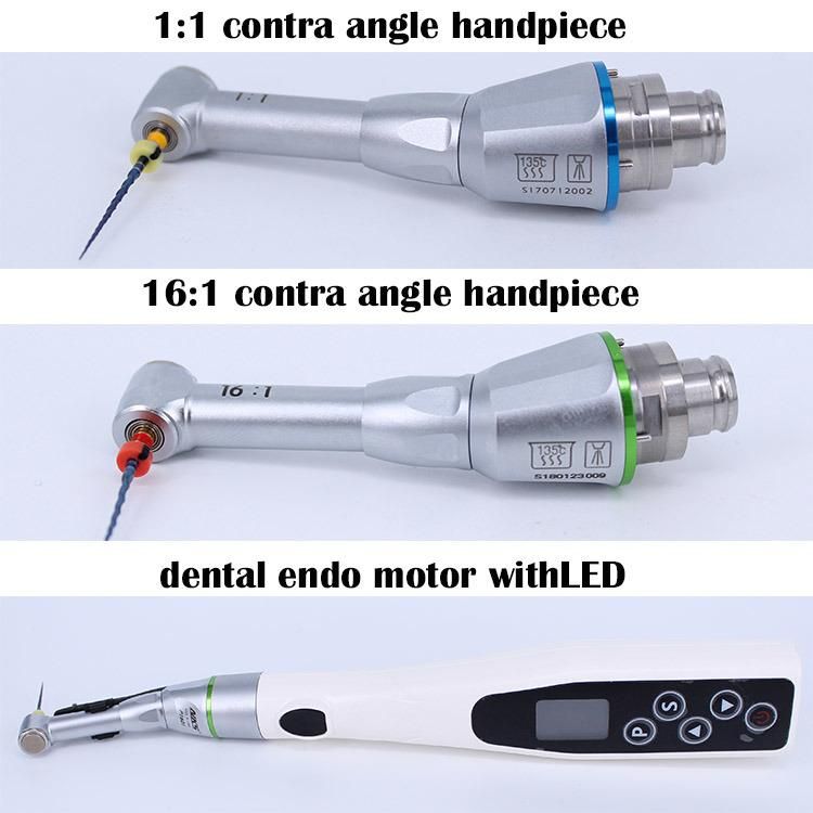 Dental Instrument 16: 1 Contra Angle Handpiece for Dental Endo Motor