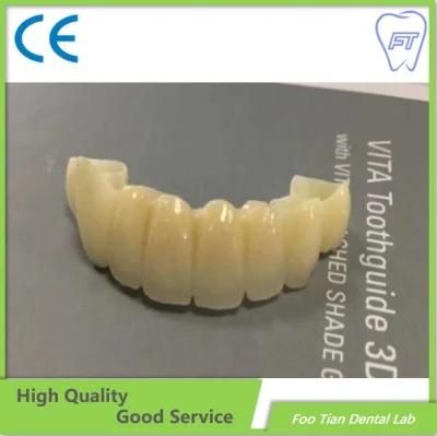 Promotional Bruxzir Solid Stable Zirconia Bridge From China Dental Lab
