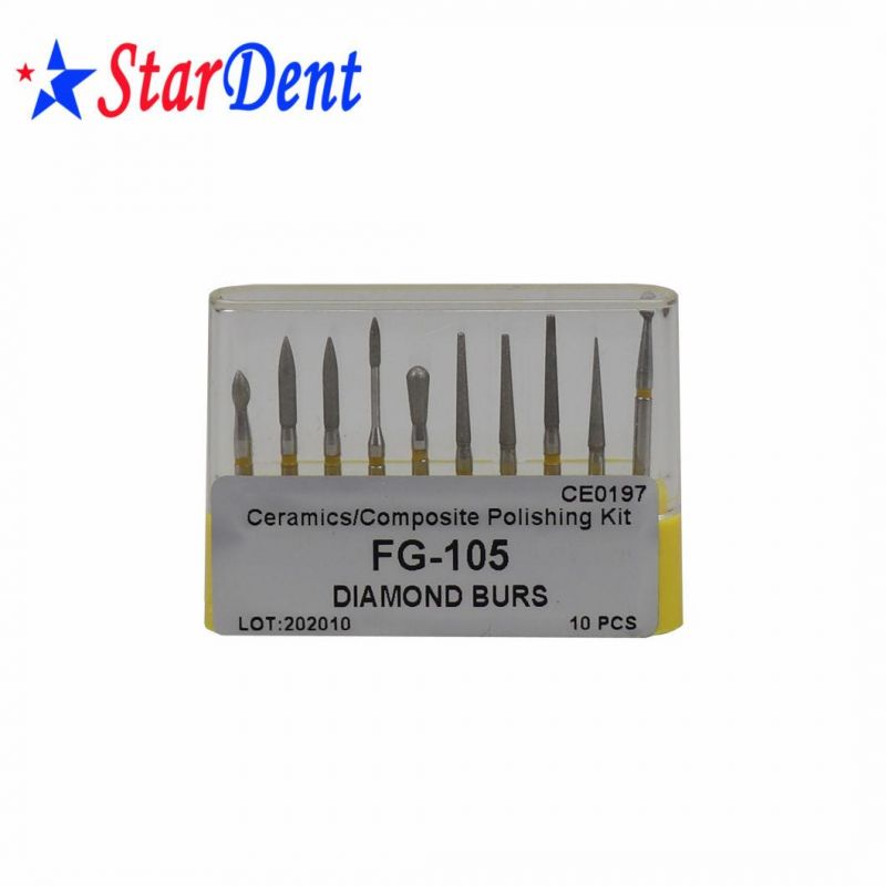 New Dental Diamond Burs Composite Polishing Kit Hospital Medical Lab Surgical Diagnostic Dentist Clinic Equipment