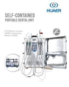 550W Built in Air Compressor Trasnported Portable Dental Unit