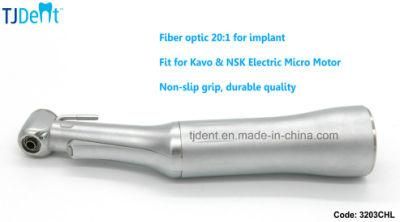 Irrigation 20: 1 Fiber Optic Low Speed Contra Angle Dental Implant 20: 1 Contra Angle Handpiece Fit for Kavo &amp; NSK