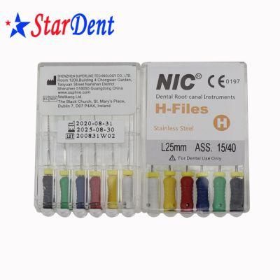 Dental Instrument Endodontic K Files Nic Stainless Steel Root Canal Files