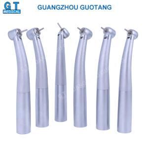 Anti-Retraction Ceramic Bearings High Speed Optic Fiber Dental Handpiece