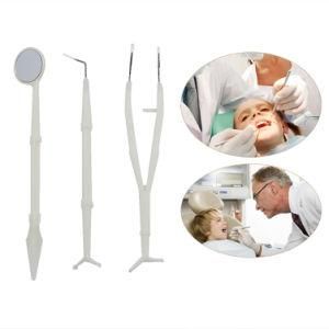 Dental Mirror Tool Set Dentist for Teeth Cleaning Inspection Mirror Handle