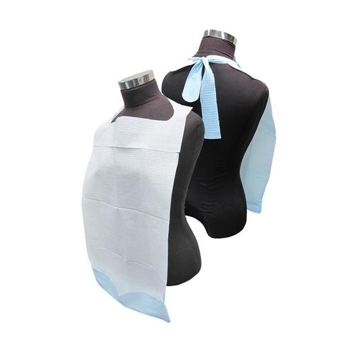 2 Ply Disposable Dental Apron Waterproof Tattoo Bib for Adult