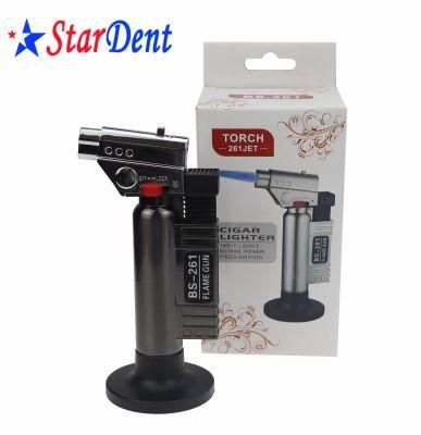 Dental Burner Butane Gas Jet Welding Micro Torch Gun Windproof Lighter