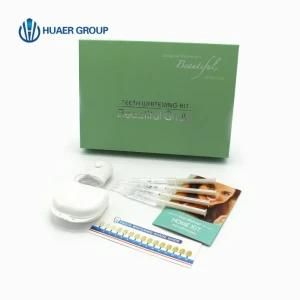 Popular Beautiful Smile Luxury Home Teeth Whitening Kit Green Box for Beauty SPA