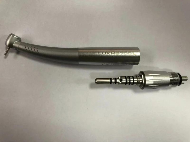 Dental Fiber Optic Turbine Push Handpiece with Quick Coupling