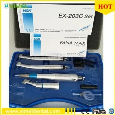 NSK Pana Max Dental Push High &amp; Low Speed Handpiece Turbine Kit Ex-203c Set 2hole / 4hole