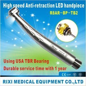 Dental Anti-Retraction LED Handpiece with TBR Bearing