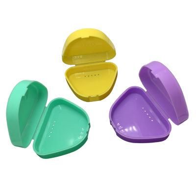 Various Color Dental Mouth Gaurd Retainer Case with Vent Holes