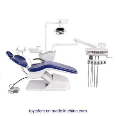 Professional Functions Dental Chair with Suction System LED Light Dental Chair