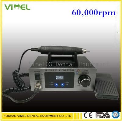 60, 000 Rpm Dental Micromotor Polishing Unit with Lab Handpiece Dental Micro Motor