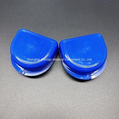 Medical Plastic Made Blue Dental Rentainer Box