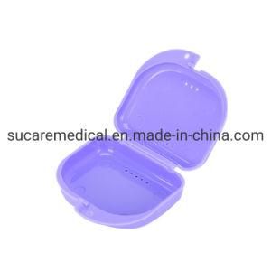 Colourful Plastic Mouthguard/Aligner/Orthodontic Retainer Case with Vent Holes