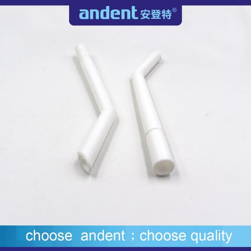 Dental Surgical Aspirator Tips Oral Plastic Curved Tip