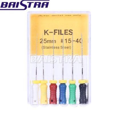 High Quality Stainless Steel Dental Endo Files K-Files for Hand Use