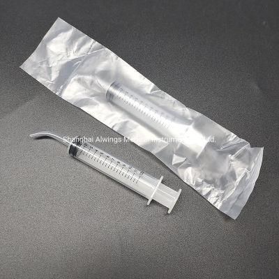 Eo Sterile Disposable Curved Syringe for Irrigation