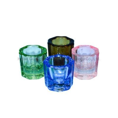 Dental Grade Glass Colorful Dental Mixing Cup Hard Crystal Color