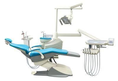 Hot Sale Full Casting Aluminum CE ISO Approved Dental Chair with LED Sensor Lamp
