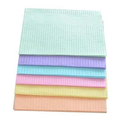 Colorful Patient Waterproof Disposable Dental Bibs with Ce Certified in Different Size