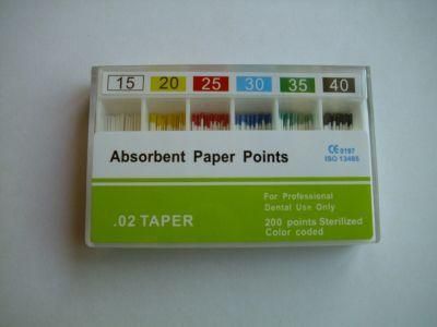 CE Wholesale Price Dental Absorbent Paper Points Taper