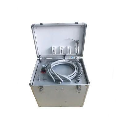 Medical Dental Mobile Cart Portable Dental Unit with Built-in Air Compressor