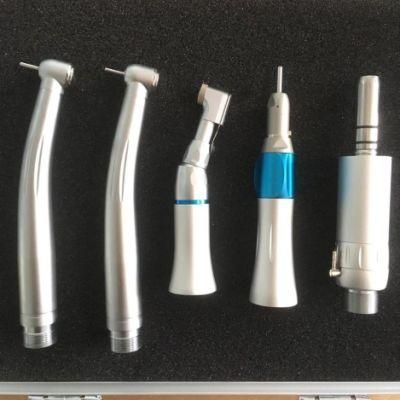 Dental Handpiece Set with Low Speed Handpiece Low Speed Air Motor Contra Angle Handpiece