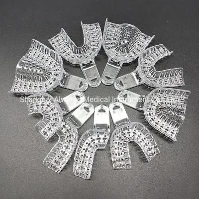 Medical Instrument Dental Disposable Impression Trays Transparent