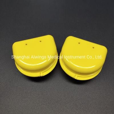 Dental Instruments Dental Materials Dental Retainer Boxes Yellow