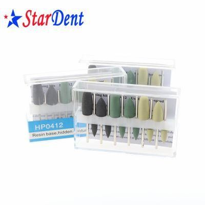 Dental Adelomorphic Denture Polishing Resin Base Hidden Denture Polishing Kits / Resin Bridgwork Polishing Kits