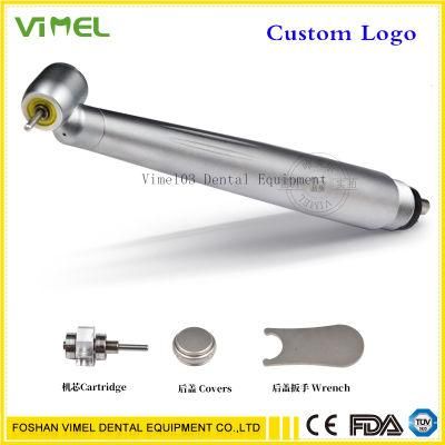 Dental 45 Degree LED High Speed Turbine Handpiece Round Shape Light